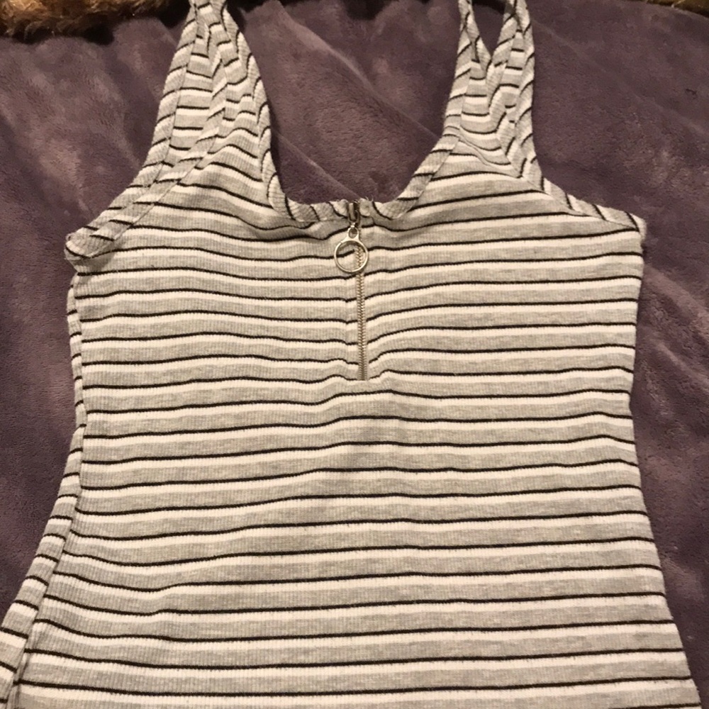 striped tank top